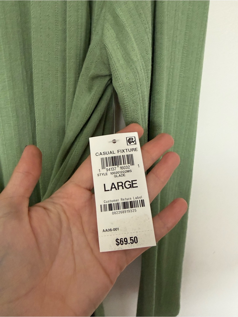 Casual Fixture Women's Sage Green Kimono Robe with Belt - L Super Soft Modal - Picture 3 of 4